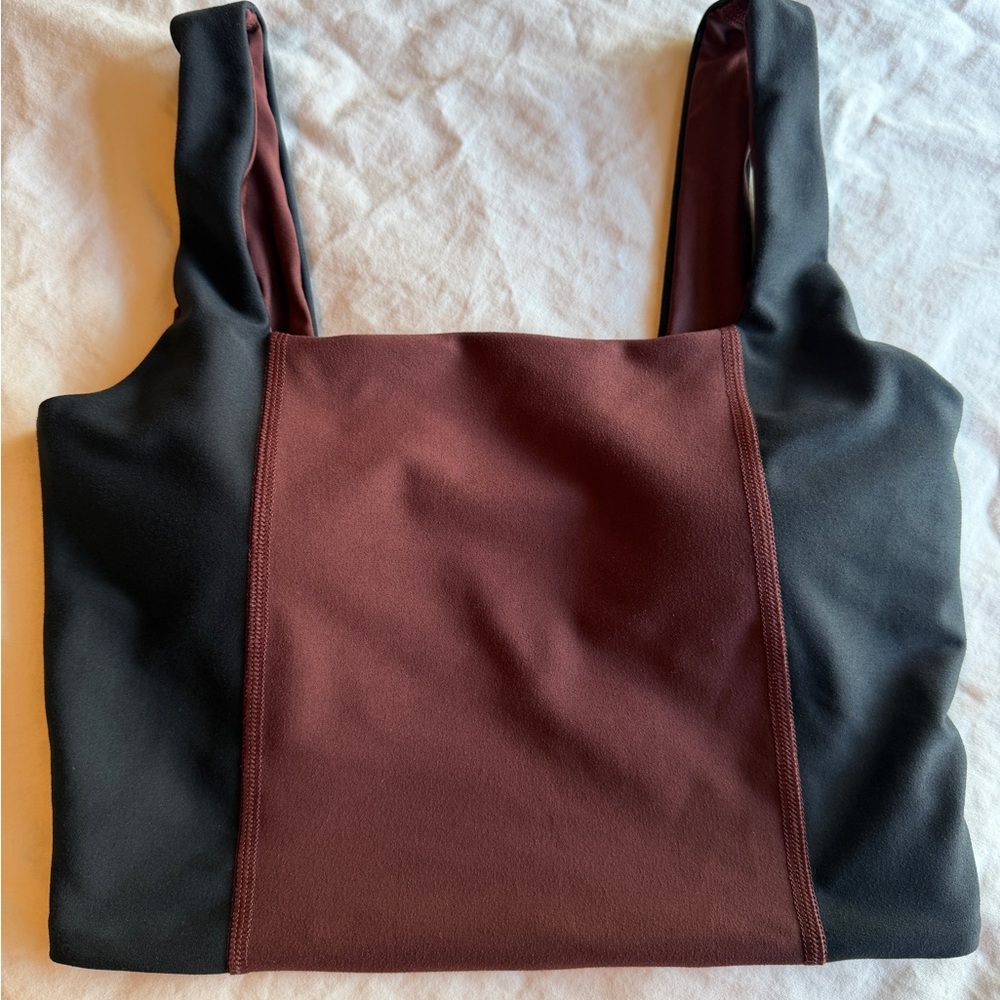 YPB Colorblock Square Neck Top